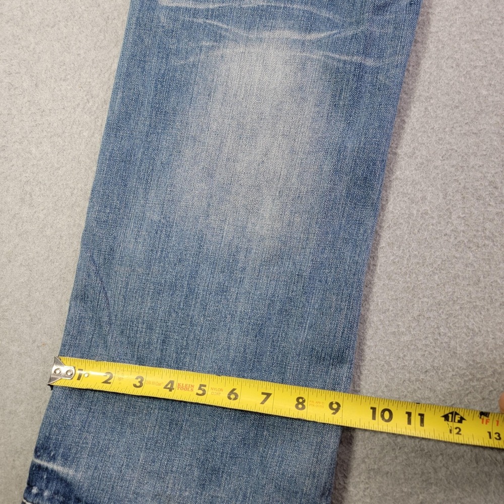 Axel Jeans Mens 36x32 Light Wash Blue Volcott Vintage Boot Bootcut Denim Pants - Picture 14 of 16